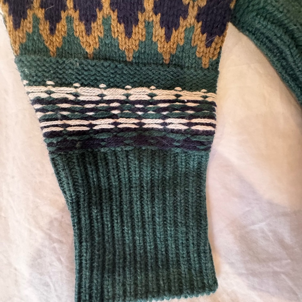 Rag & Bone Green Patterned Sweater - Picture 5 of 5